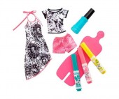 Barbie Crayola set de haine care se pot colora FPW12
