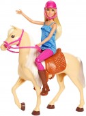 Barbie papusa cu cal FXH13