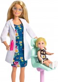 Barbie you can be doctor stomatolog cu pacient FXP16