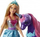 Barbie Dreamtopia Princess papusa cu Unicorn FPL89