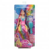 Barbie Dreamtopia Printesa cu Parul Lung si Accesorii GTF38