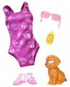 Barbie Fashion Dolphin Magic -costum de baie si catel FBD85