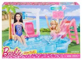 Barbie piscina cu topogan Glam Pool DGW22 set de joaca