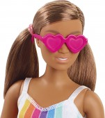 Barbie Loves The Ocean Beach Papusa Bruneta GRB38 