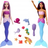 Barbie Mermaid Set 2 Papusi cu Accesorii HRG71
