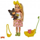Barbie Păpușa Chelsea și animalele de companie HGT08