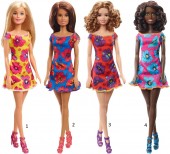 Barbie Floral Dress clasic papusa cu rochie GBK92