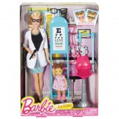 Barbie papusa doctor oftalmolog CMF42