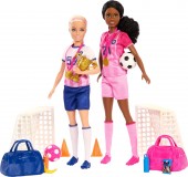 Barbie Set 2 Papusi Fotbaliste HRG88