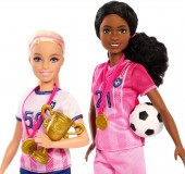Barbie Set 2 Papusi Fotbaliste HRG88