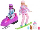 Barbie sporturi de iarna set cu doua papusi HGM75