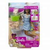Papusa Barbie si gradinita pentru animale  FXH12