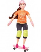 Barbie Tokyo 2020 Papusa Campioana la Skateboard GJL78