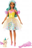 Barbie Touch Of Magic Fairytale Teresa With Bunny HLC36