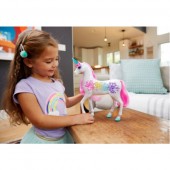 Barbie Unicorn cu sunete si lumini GFH60