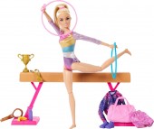 Barbie You Can Be Papusa Gimnastica cu accesorii HRG52