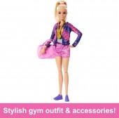 Barbie You Can Be Papusa Gimnastica cu accesorii HRG52