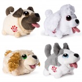 Chubby Puppies and Friends Soft Toy Moving Puppy-catelusii saltareti cu sunete