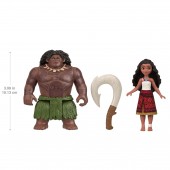 Disney Moana Vaiana set de doua papusi mici Vaiana si Maui JDD45