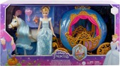 Disney Princess Cinderella papusa cu Trasura HLX35
