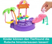 Enchantimals Sunshine beach Piscina tropicala Monkey Maggy HTW73
