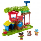 Fisher Price Little People casa din copac si leaganul DYF19 
