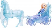 Frozen Elsa Fashion cu rochie si Nokk cu trasura JBG56