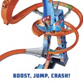 Hot Wheels Set de joacă Sky Crash Tower pistă cu accesorii GJM76