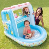 Intex piscina gonflabila pentru copii cu acoperis Gelato 48672