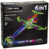 Kit Constructie cu Lumini Laser 6 in 1 Avion