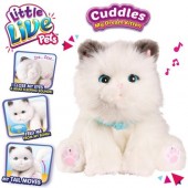 Little Live Pets jucarie de plus interactiva pisicuta Cuddles