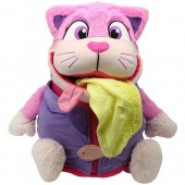 Mascota 2 in 1 Tummy Stuffers Pisica Roz