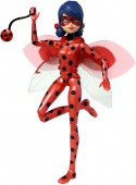 Miraculous Buburuza si Motan Noir Ladybug figurina articulata 12cm P50401