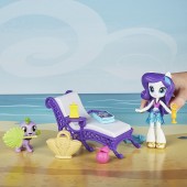 My Little Pony Equestria girls Rarity Relaxing Beach Lounge E1084