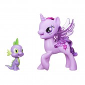 My Little Pony Twilight Sparkle Si Spike Duet C0718 (limba engleza)