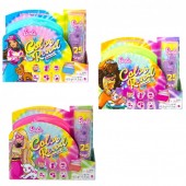 Papusa Barbie Color Reveal catel set HCD25