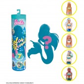 Papusa Barbie Color Reveal cu accesorii  30cm Seria W4 GTP43