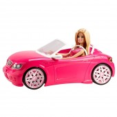 Papusa Barbie cu masina (cu papusa) DJR55