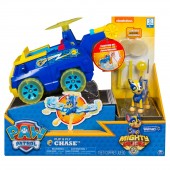 Paw Patrol Chase Set 2 in 1 Vehicul Flip And Fly si figurina 6046645
