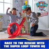 Paw Patrol Super Loop Tower HQ Set de joaca turn cu pista 6069672