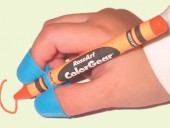 Pencil Grip instrument de scriere stangaci sau dreptaci - marime medie
