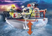 Playmobil ambarcatiune de salvare cu personal 70140  95piese