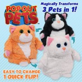 Pop Out Pets Pisici 3 in 1