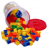 Set cuburi 144 de piese de plastic