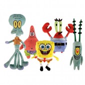 Spongebob si prietenii figurine de plus 25cm