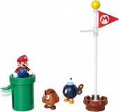 Super Mario set de joaca diorama model Acorn Plains cu figurina 6 cm 85987 