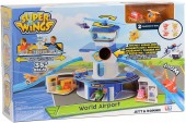 Super Wings World Airport-set de joaca cu 2 figurine