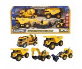 TEAMSTERZ JCB Set de 5 utilaje de constructie Lumini si sunete 1417131