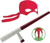 Testoasele Ninja Set masca si accesorii Raphael 82054