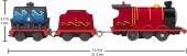 Thomas and Friends Splash Tank James HNN07
